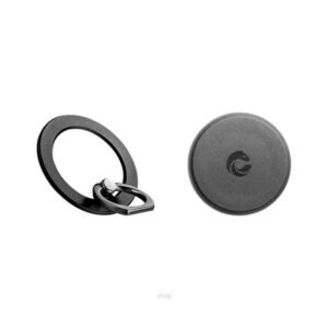 MagSafe Magnetic Ring Holder 360° Adjustable Metallic Aluminum Phone Holder and Stand for All Smarphones Black